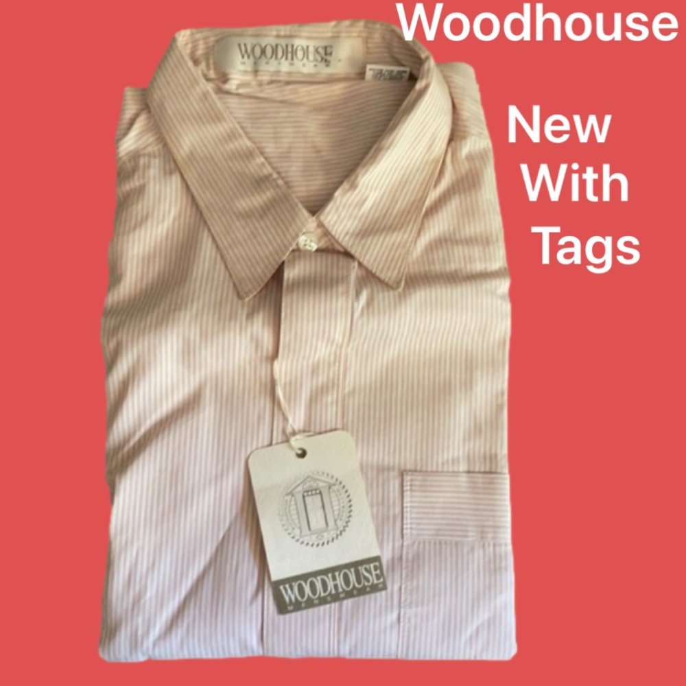 Pastel striped NWTs XL LS Shirt from Woodhouse